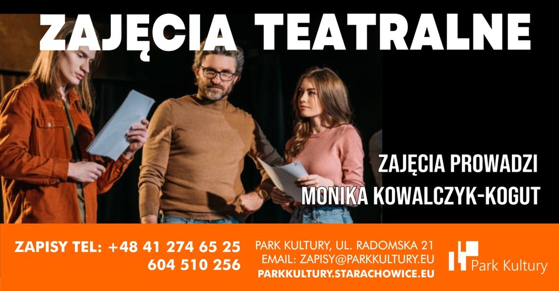 Zajęcia teatralne w Parku Kultury Zajęcia teatralne w Parku Kultury