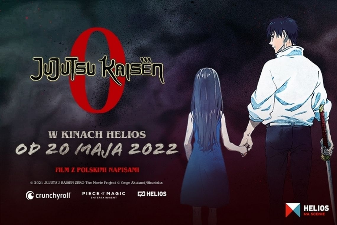 Zapraszamy do kina Helios w Starachowicach na wyjątkowe seanse animy „JUJUTSU KAISEN:0” Zapraszamy do kina Helios w Starachowicach na wyjątkowe seanse animy „JUJUTSU KAISEN:0”