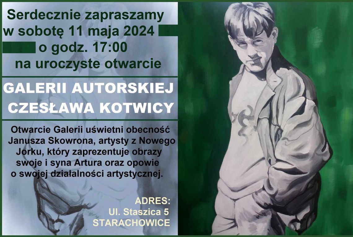 Zapraszamy na wystawę wybitnego artysty Janusza Skowrona!