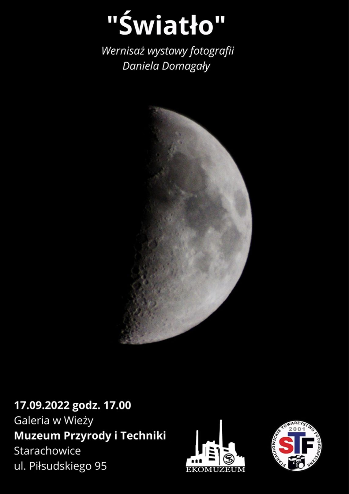 Zaproszenie na wernisaż wystawy Daniela Domagały