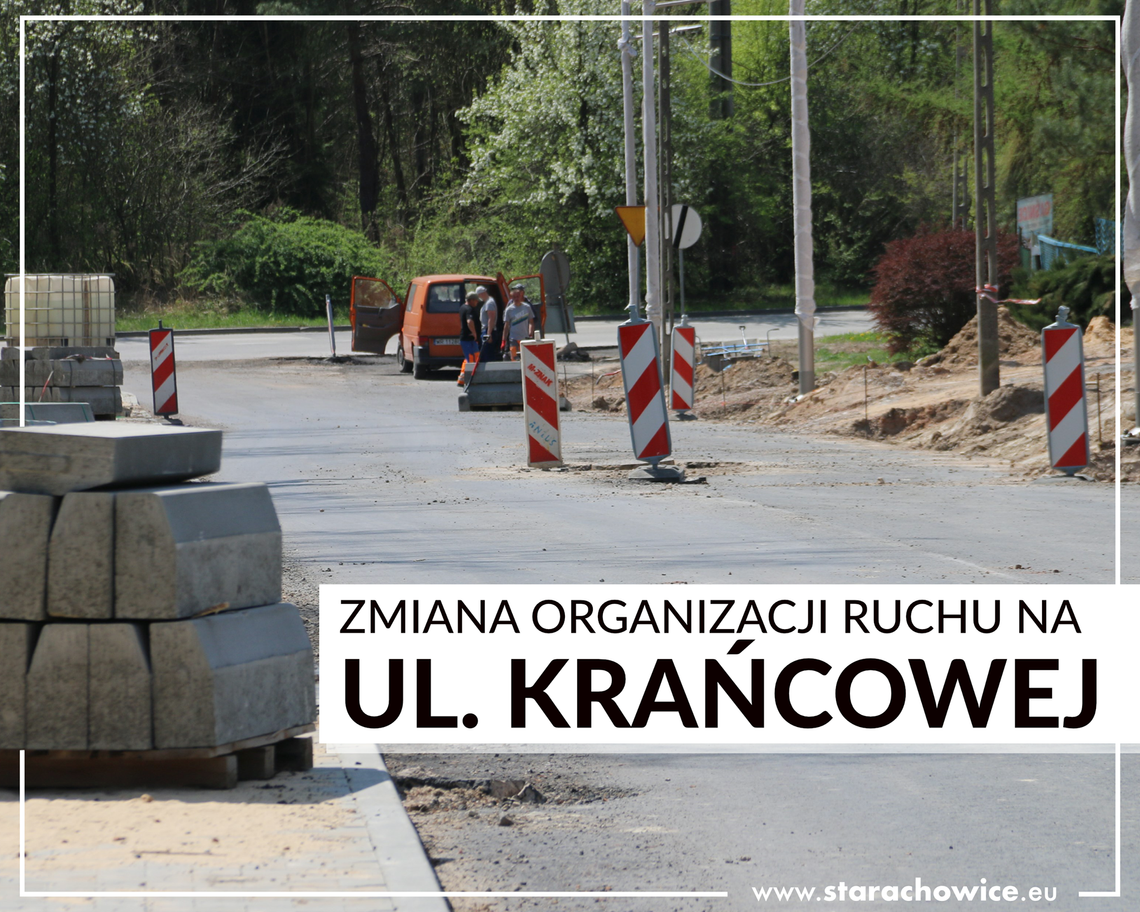 Zmiany w organizacji ruchu na ul. Krańcowej