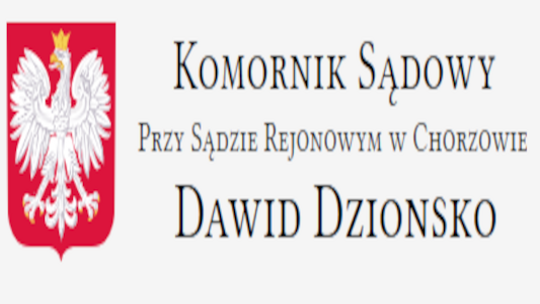 Dawid Dzionsko - Komornik Sądowy