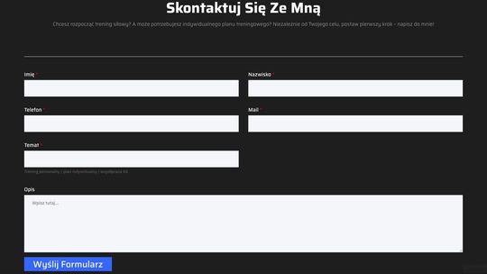 Jakub Zagórski - Trener Personalny