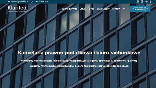 Klariteo – Kancelaria prawno – podatkowa i biuro rachunkowe