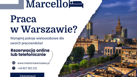 Noclegi Marcello | Kwatery pracownicze Warszawa