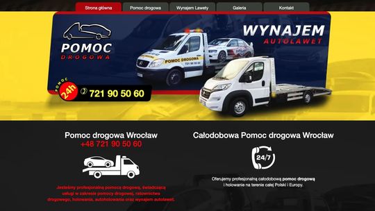 Pomoc Drogowa Wrocław - 24/7