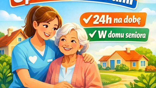 Troskliwy opiekun seniora w domu