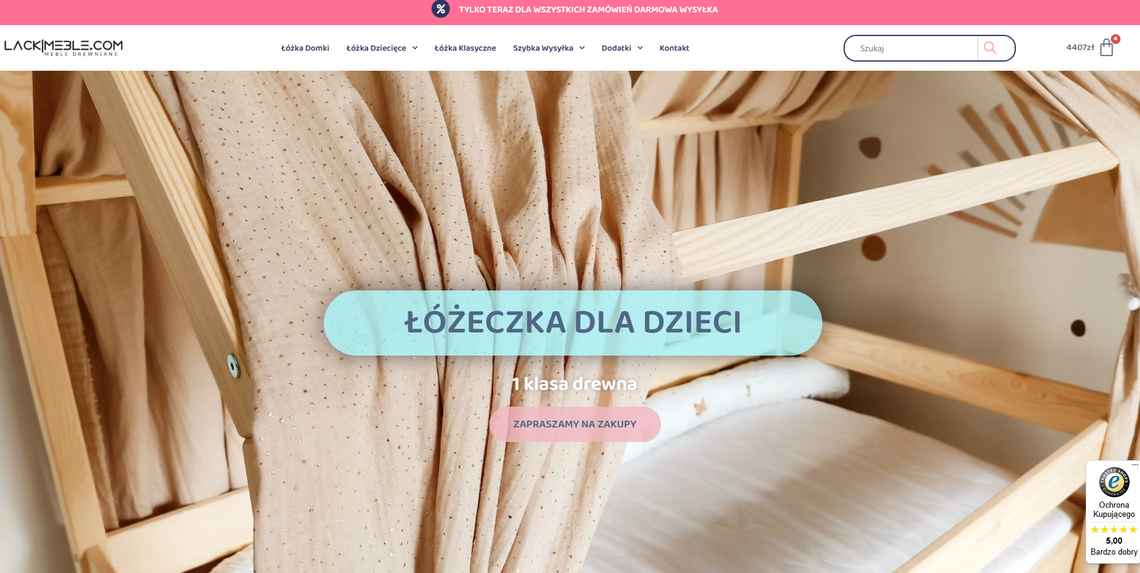 Lackimeble.com - łóżeczka dla dzieci Lackimeble.com - łóżeczka dla dzieci