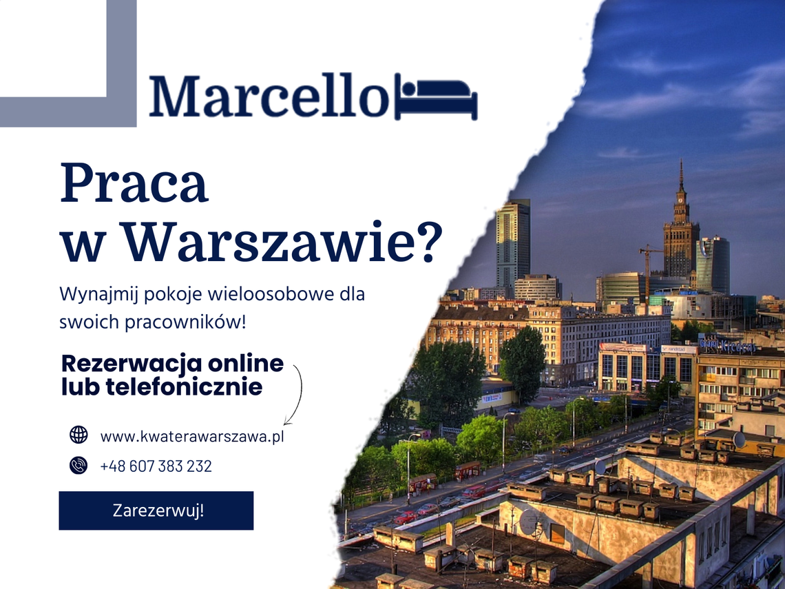 Noclegi Marcello | Kwatery pracownicze Warszawa