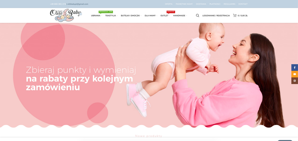 OliliBaby.pl - wszystko dla dziecka i mamy